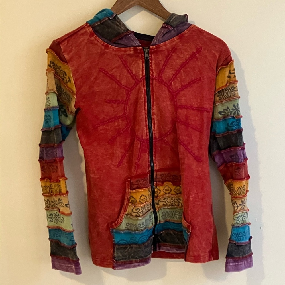 Hippie Cotton Zip Hoodie - Picture 3 of 6